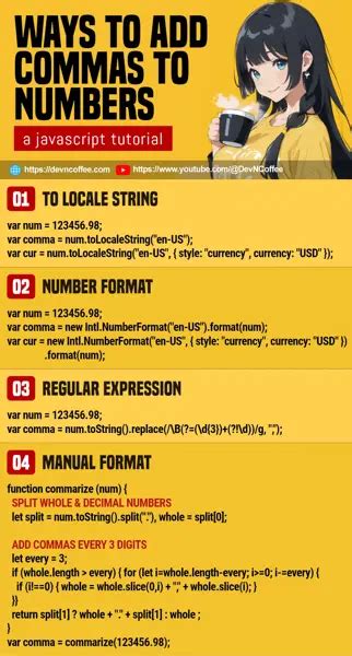 3 Ways To Add Comma To Numbers In Javascript .